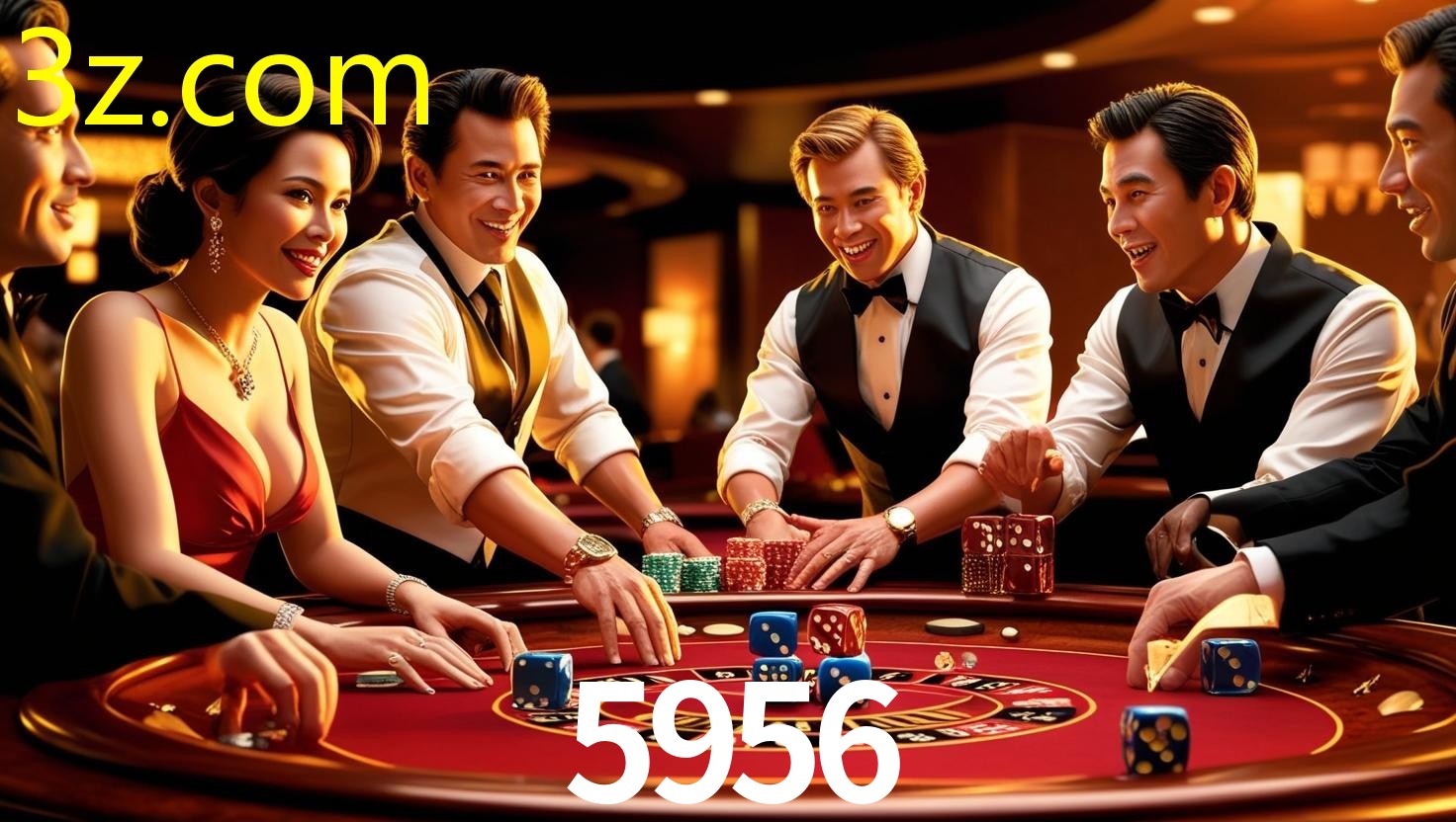5956